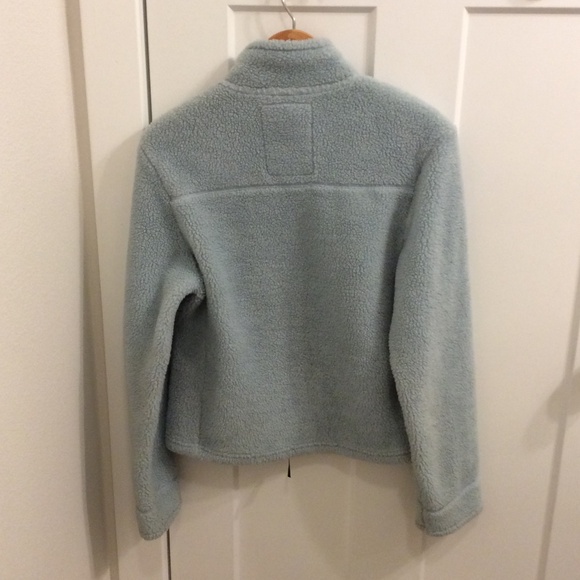 Horny Toad High Pile Fleece cardigan - Light Blue - W's Medium - Picture 3 of 5